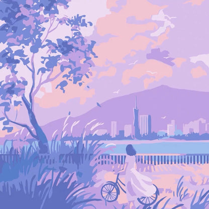 DIY Paint By Numbers - Scenic Acrylic Painting Kit Part 2