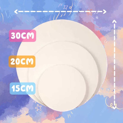 Round Cotton Painting Canvas