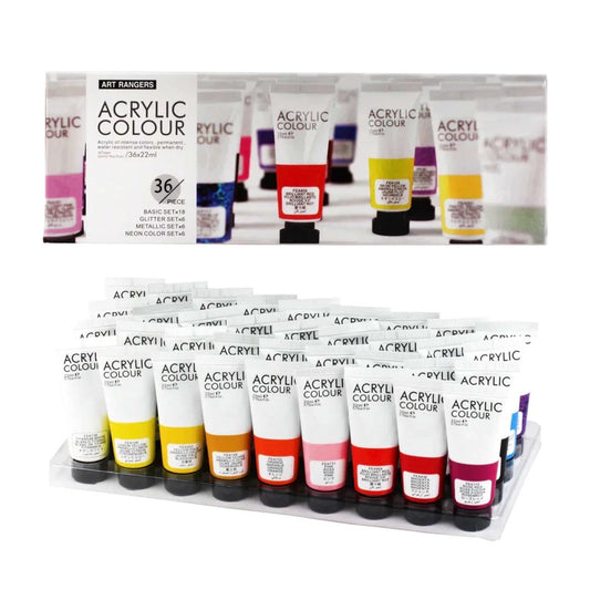 Art Ranger Studio Acrylic Paint Set 22ml 36pcs