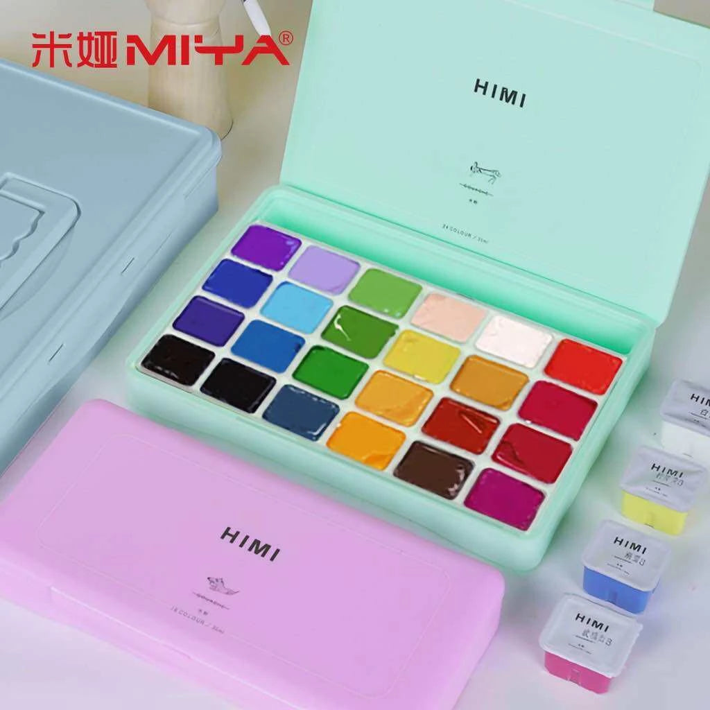 MIYA Himi Gouache Paint Set 30ml 24pcs