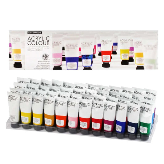 Art Ranger Studio Acrylic Paint Set 22ml 48pcs