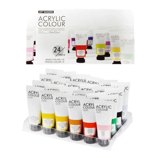 Art Ranger Studio Acrylic Paint Set 22ml 24pcs