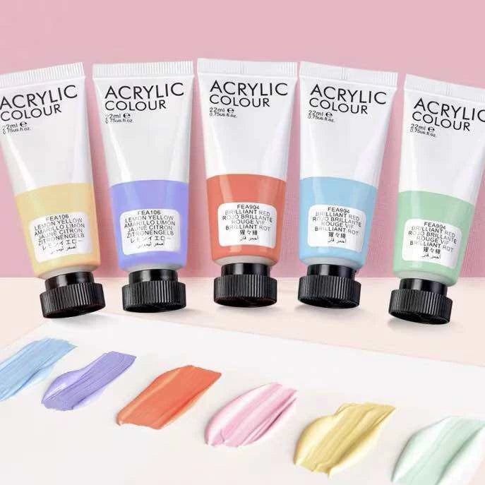 Art Ranger Studio Acrylic Paint Pastel Set 75ml 6pcs