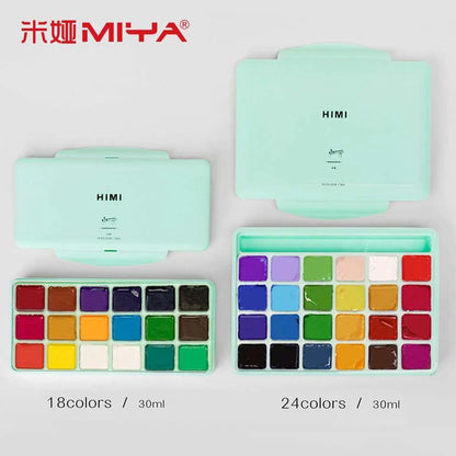 MIYA Himi Gouache Paint Set 30ml 24pcs