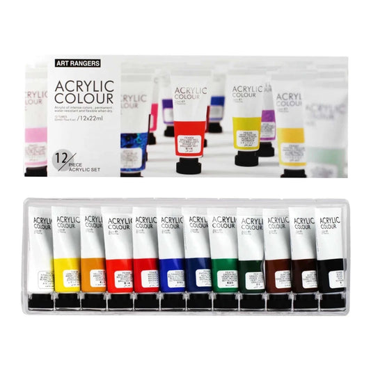 Art Ranger Studio Acrylic Paint Set 22ml 12pcs