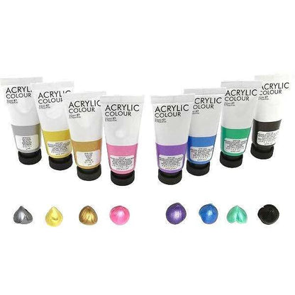 Art Ranger Studio Acrylic Paint Metallic Set 22ml 8pcs